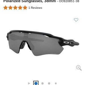 Used Oakley Radar EV path black 38mm sunglasses